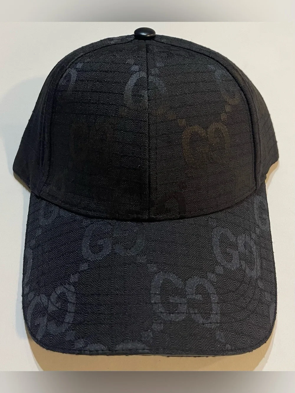 Black Gucci GG Hat